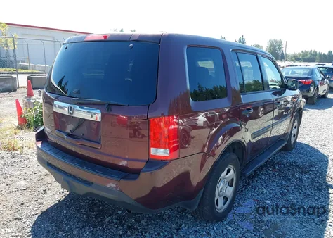 2012 Honda Pilot Lx from USA, damaged, VIN 5FNYF3H21CB008705